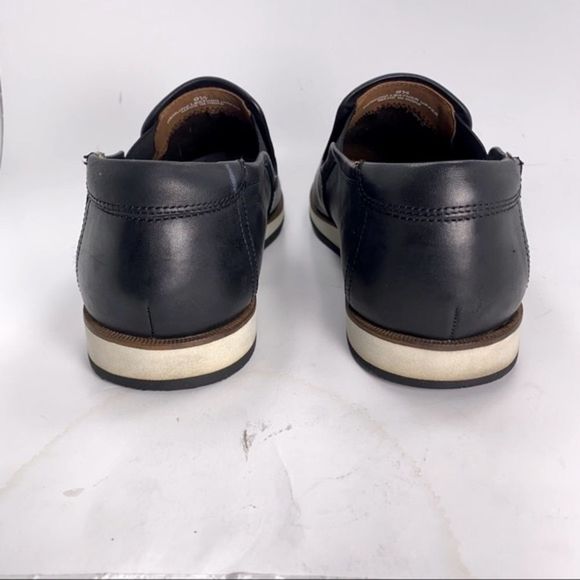 BACCO BUCCI CENTURY II  LEATHER SHEEP SKIN SLIP-ON COLOR BLACK SZ 9.5. - Picture 6 of 12